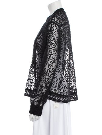 Ulla Johnson Printed Long Sleeve Blouse