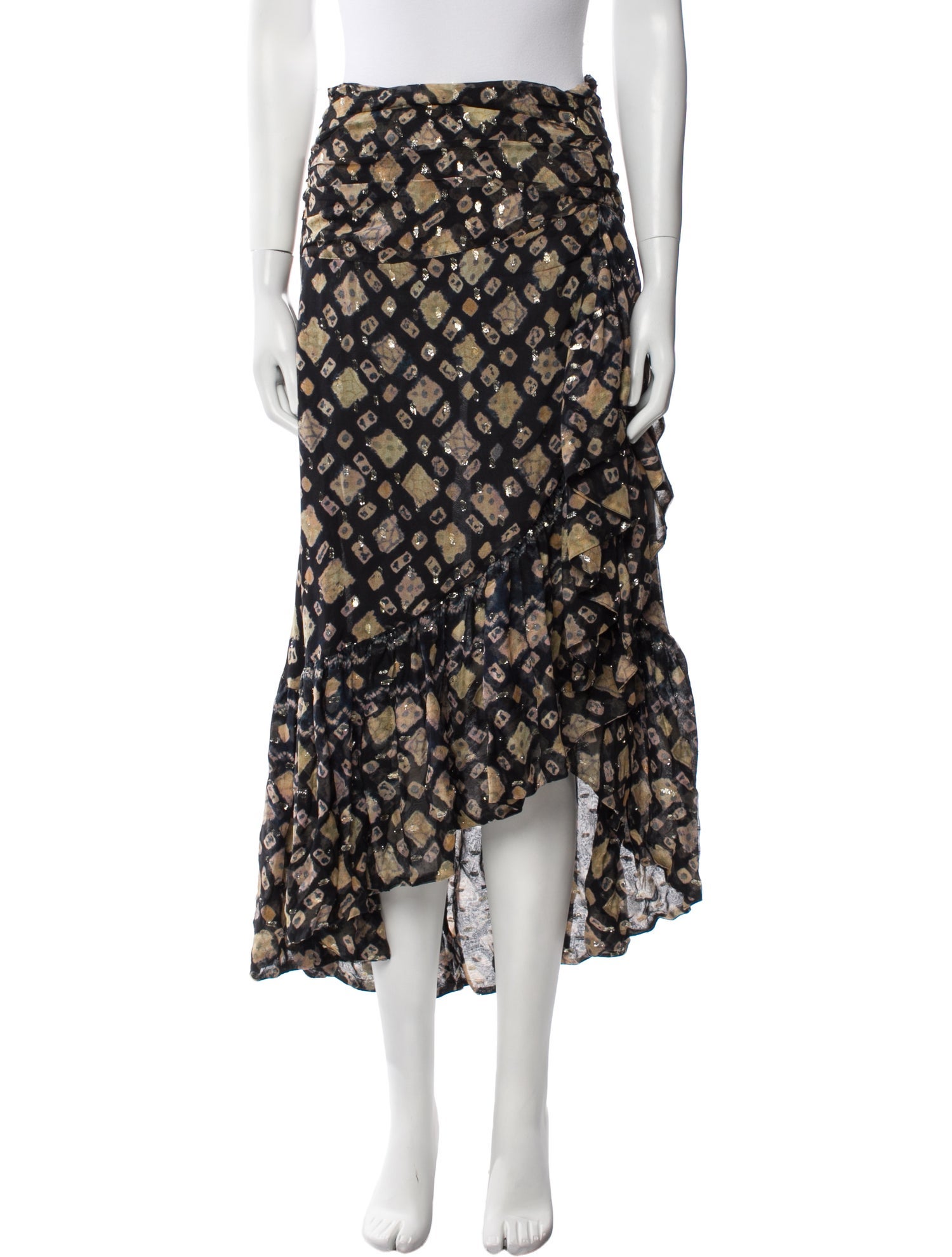 Ulla Johnson Printed Midi Length Skirt
