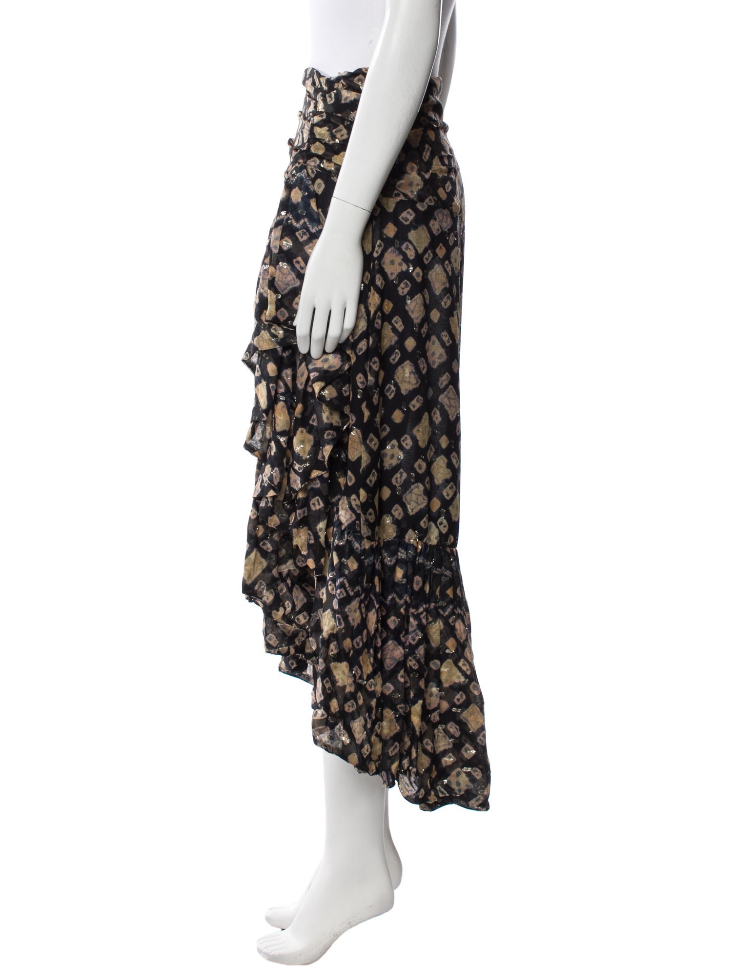 Ulla Johnson Printed Midi Length Skirt