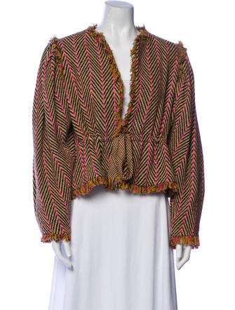 Ulla Johnson Striped Evening Jacket