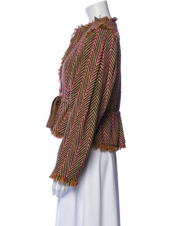 Ulla Johnson Striped Evening Jacket