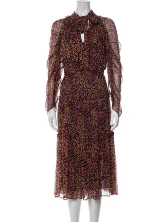 Ulla Johnson Silk Midi Length Dress
