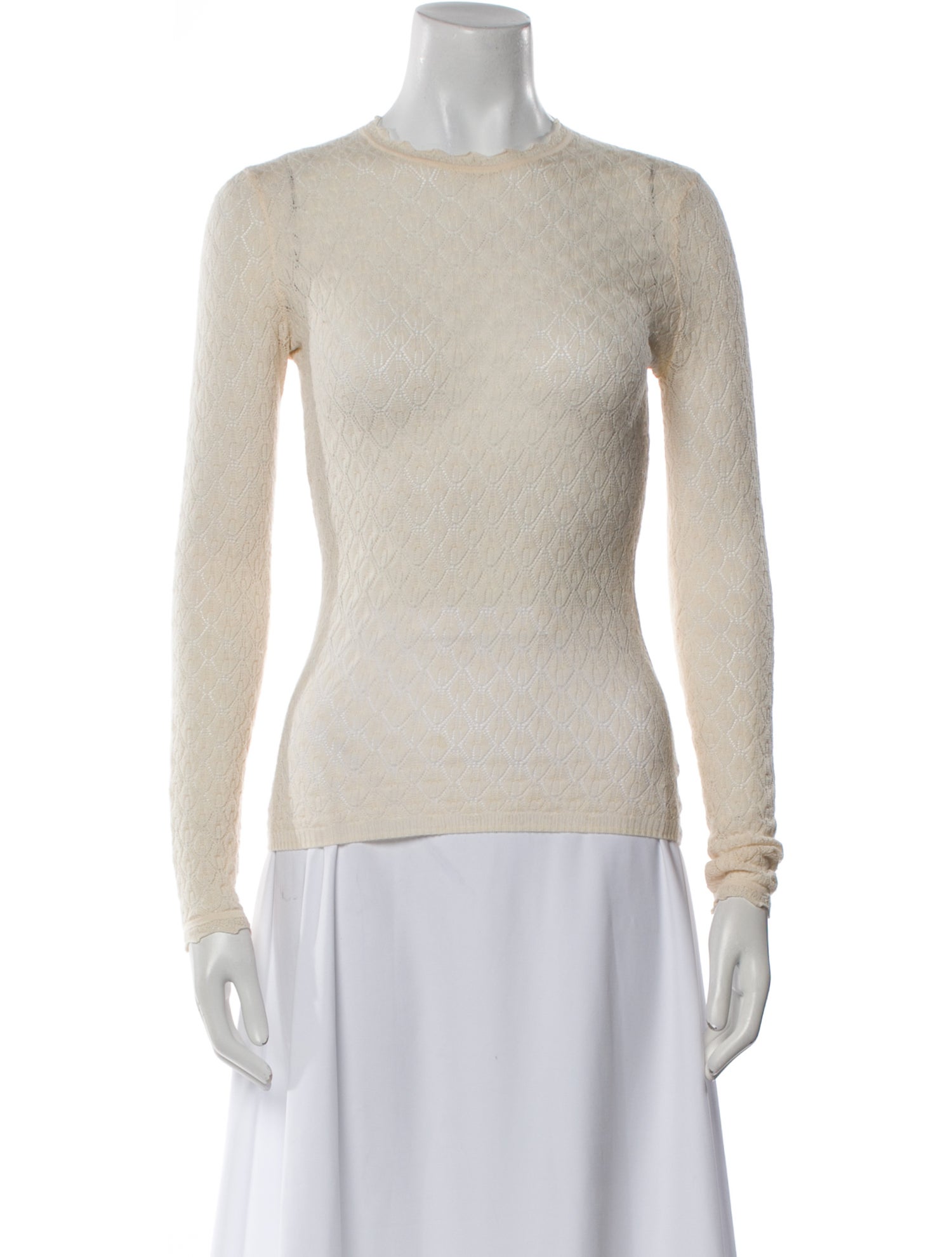 Ulla Johnson Merino Wool Crew Neck Sweater