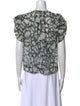 Ulla Johnson Printed Crew Neck Blouse