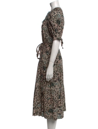 Ulla Johnson Printed Midi Length Dress