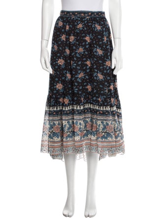 Ulla Johnson Silk Midi Length Skirt