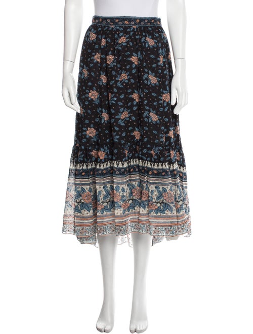 Ulla Johnson Silk Midi Length Skirt