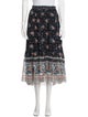 Ulla Johnson Silk Midi Length Skirt