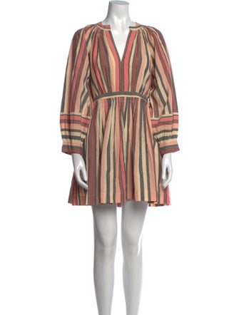 Ulla Johnson Striped Mini Dress
