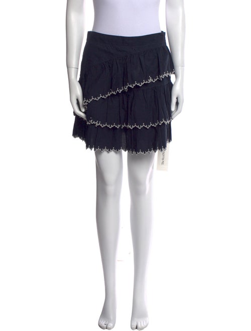 Ulla Johnson Embroidered Accent Mini Skirt