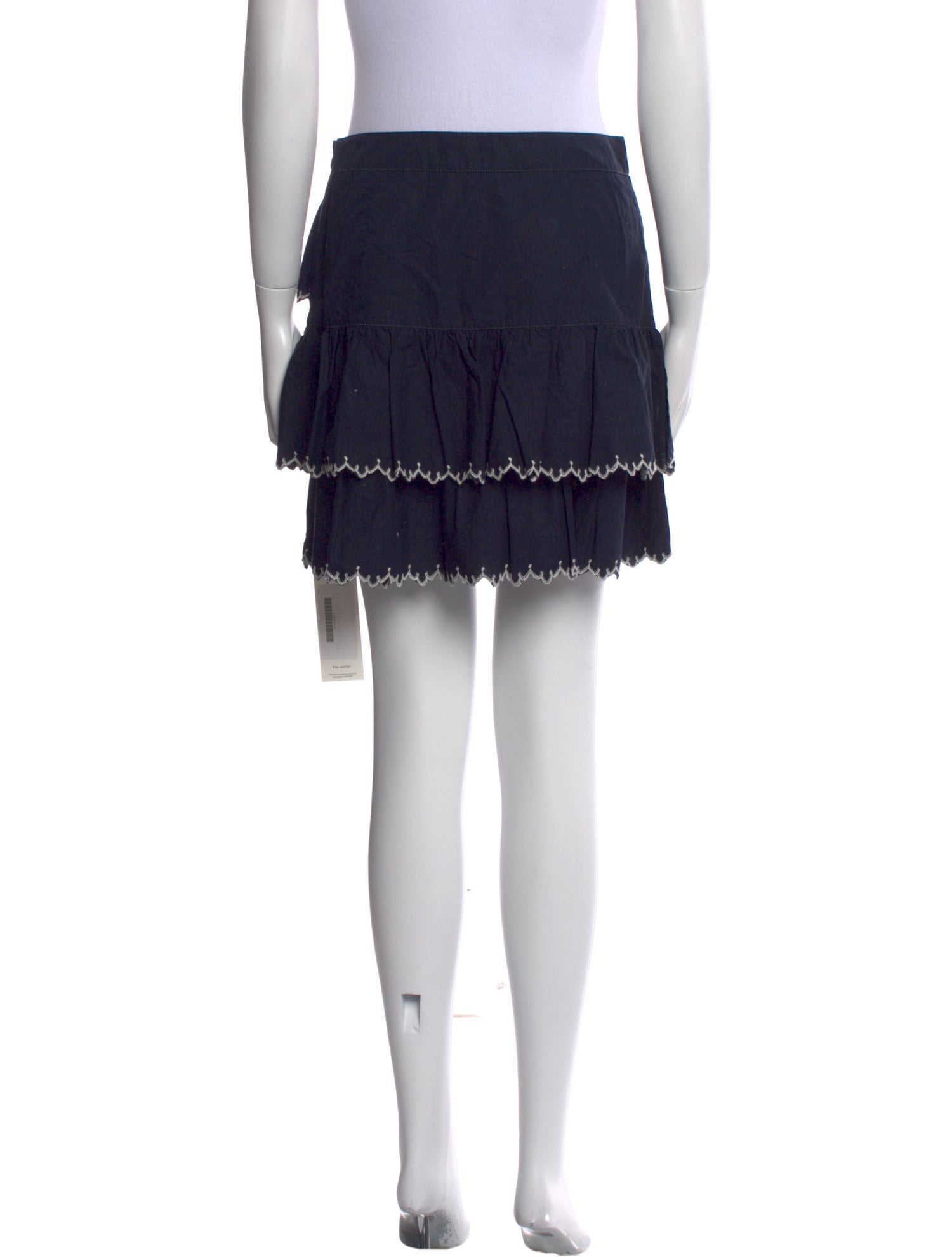 Ulla Johnson Embroidered Accent Mini Skirt