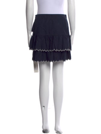 Ulla Johnson Embroidered Accent Mini Skirt