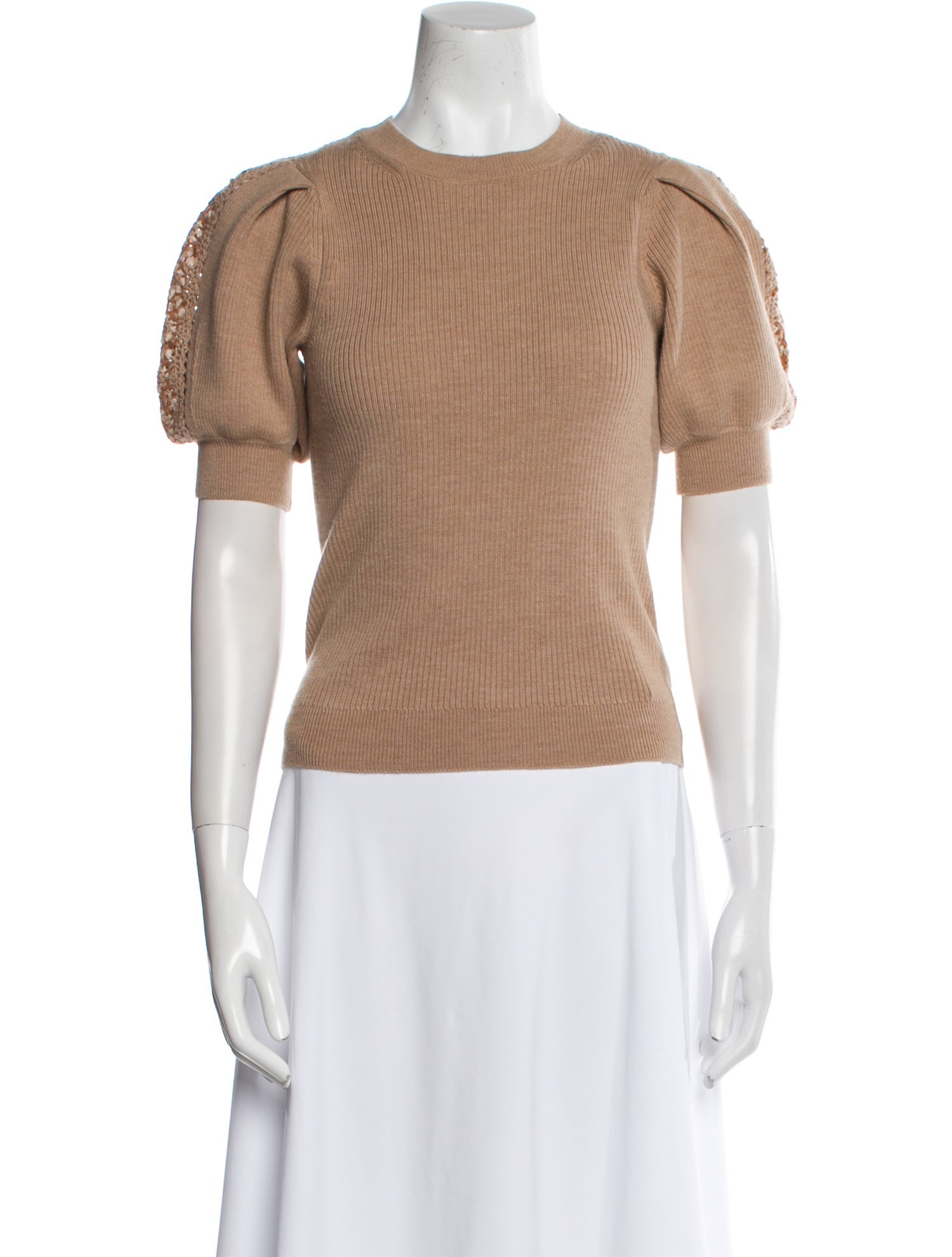 Ulla Johnson Merino Wool Crew Neck Sweater