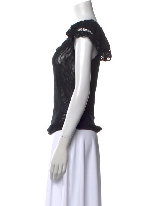 Ulla Johnson Scoop Neck Short Sleeve Top