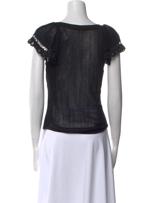 Ulla Johnson Scoop Neck Short Sleeve Top