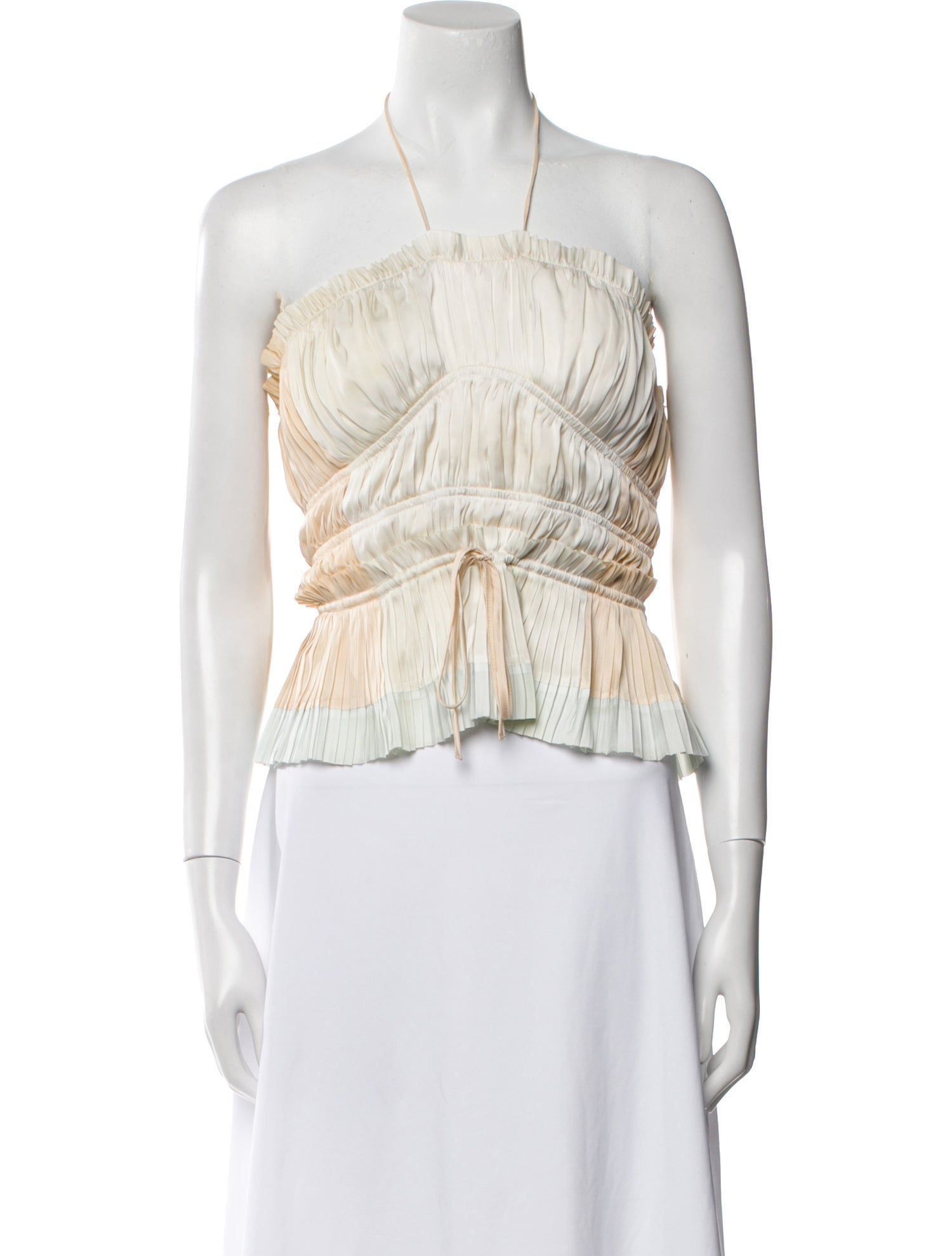 Ulla Johnson Strapless Crop Top