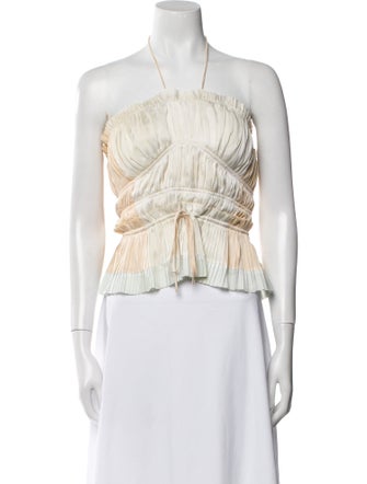 Ulla Johnson Strapless Crop Top