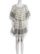 Ulla Johnson Plaid Print Mini Dress