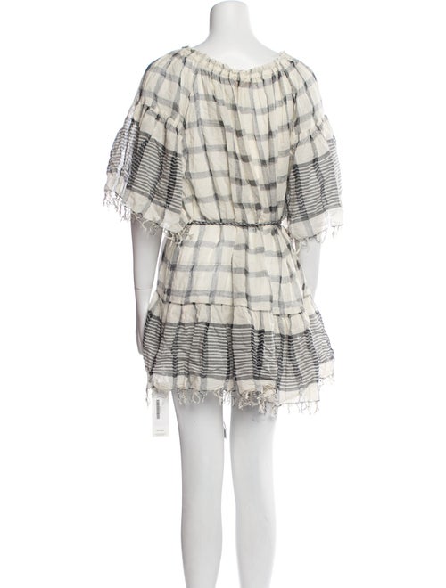 Ulla Johnson Plaid Print Mini Dress