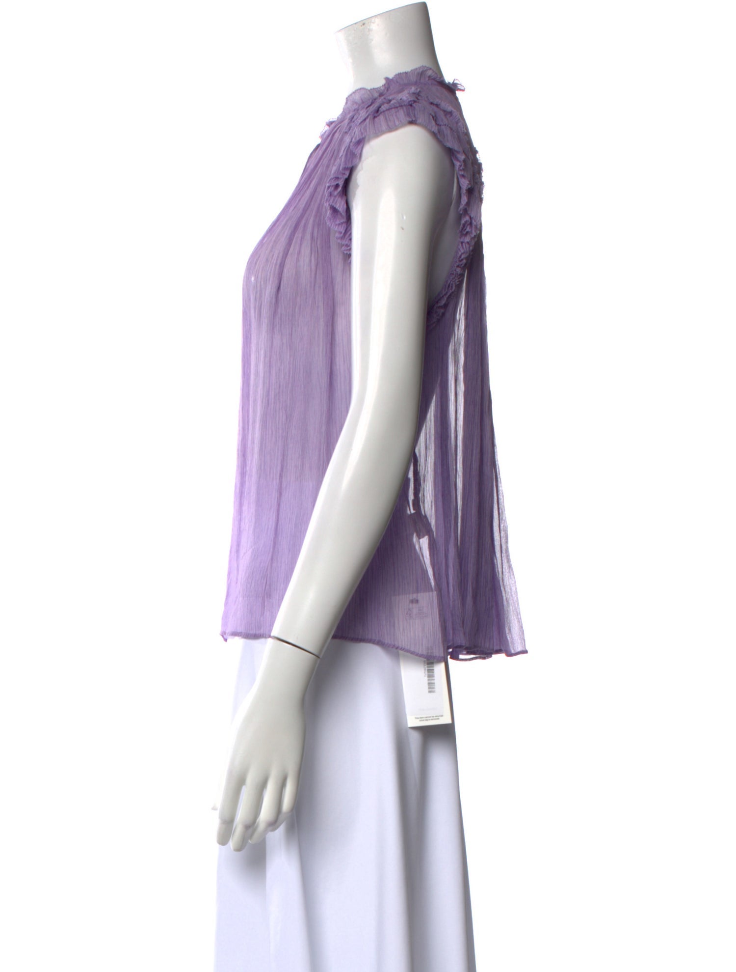 Ulla Johnson Silk Tie Neck Blouse