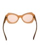 Ulla Johnson Round Tinted Sunglasses