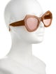 Ulla Johnson Round Tinted Sunglasses
