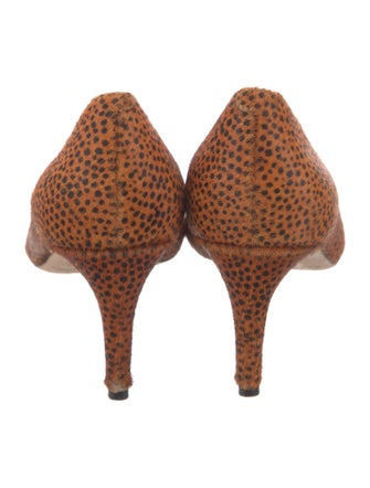 Ulla Johnson Ponyhair Printed Pumps