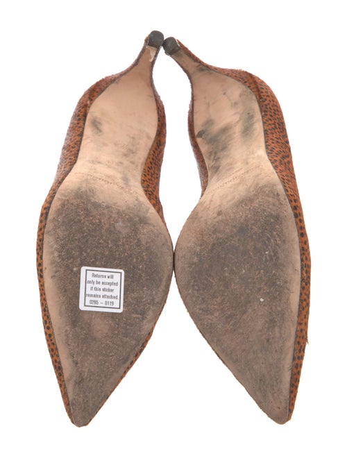 Ulla Johnson Ponyhair Printed Pumps