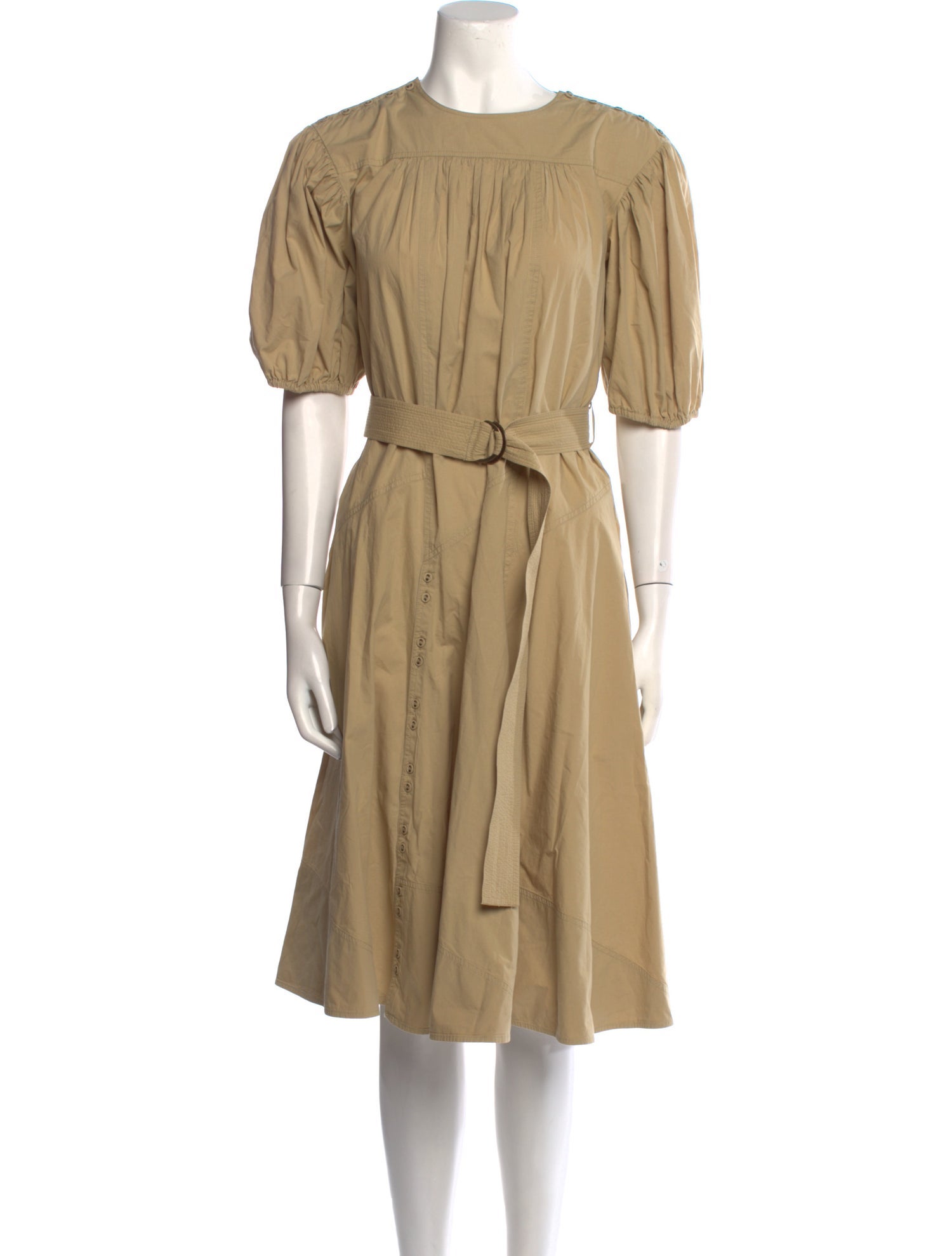 Ulla Johnson Crew Neck Midi Length Dress