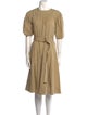 Ulla Johnson Crew Neck Midi Length Dress