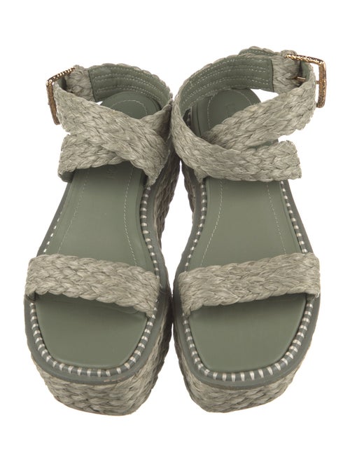 Ulla Johnson Leather Animal Print Espadrilles