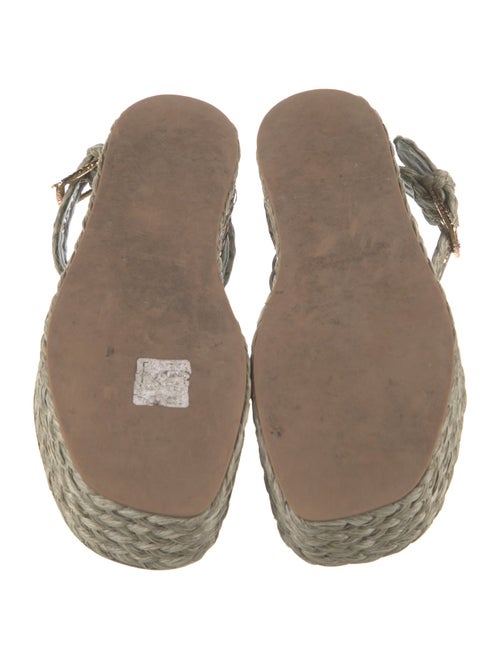 Ulla Johnson Leather Animal Print Espadrilles