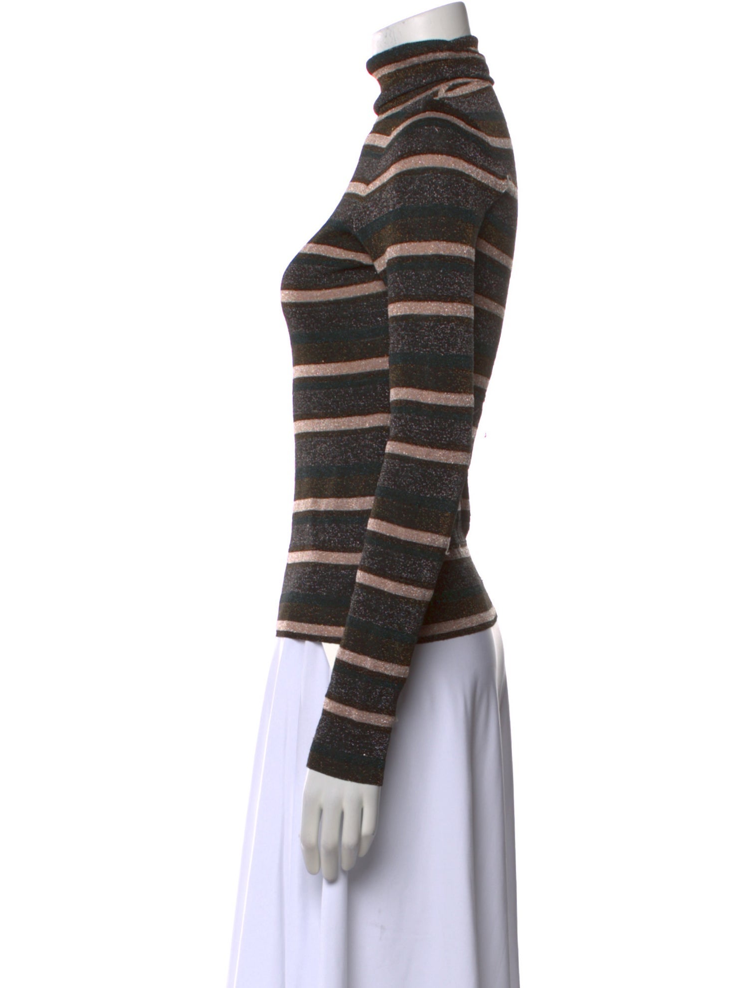Ulla Johnson Striped Turtleneck Sweater
