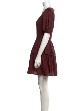 Ulla Johnson Scoop Neck Mini Dress