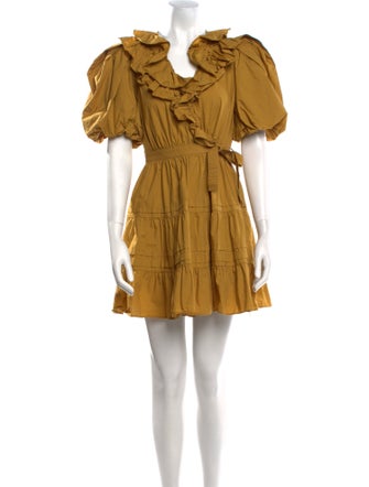 Ulla Johnson Cowl Neck Mini Dress