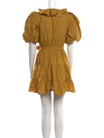 Ulla Johnson Cowl Neck Mini Dress