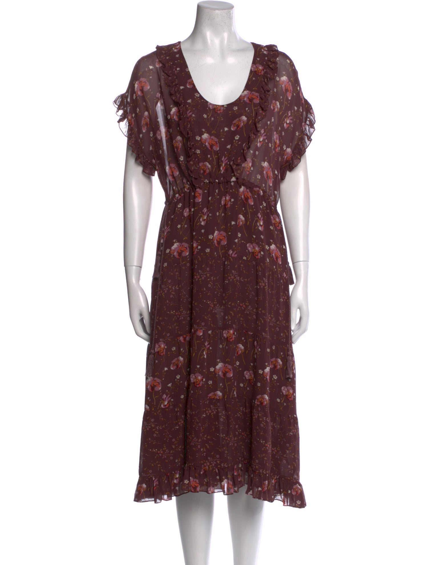 Ulla Johnson Silk Midi Length Dress