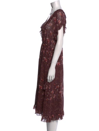 Ulla Johnson Silk Midi Length Dress