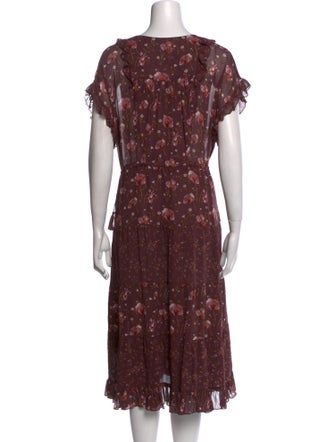 Ulla Johnson Silk Midi Length Dress
