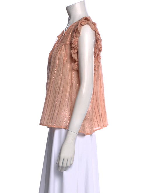 Ulla Johnson V-Neck Sleeveless Blouse