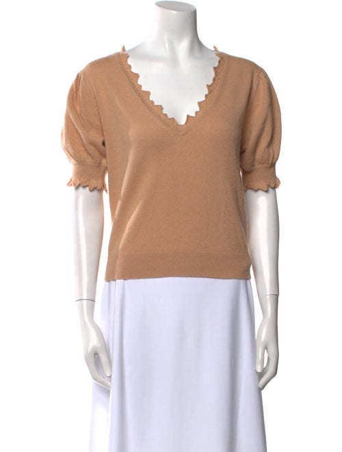 Ulla Johnson Cashmere V-Neck Top