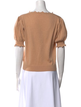Ulla Johnson Cashmere V-Neck Top