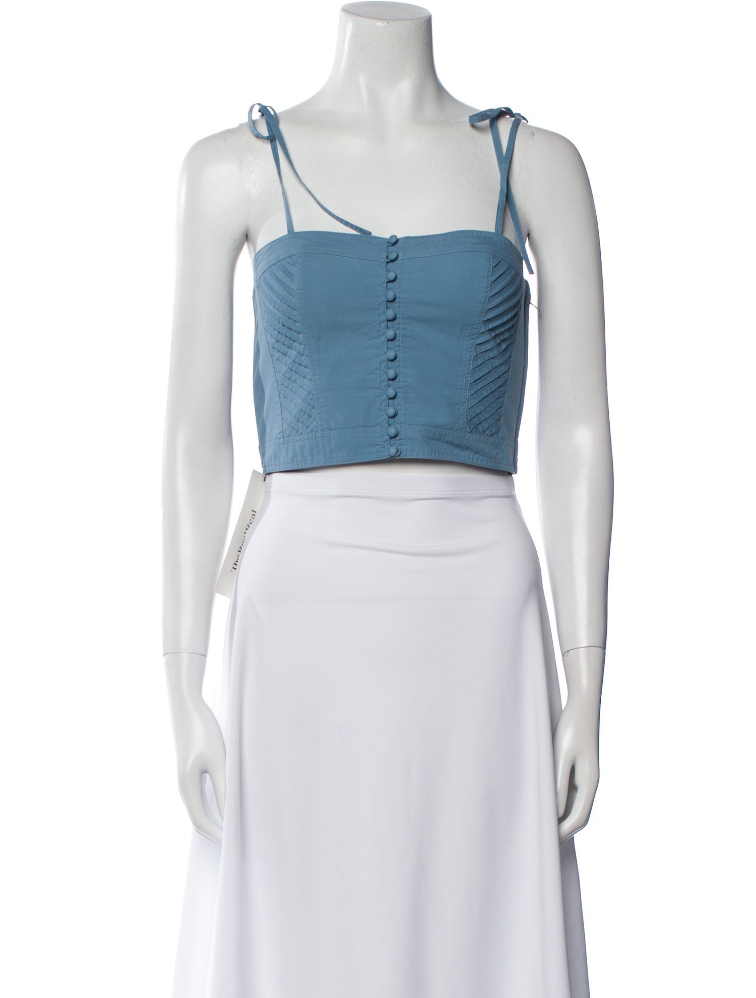 Ulla Johnson Square Neckline Sleeveless Crop Top