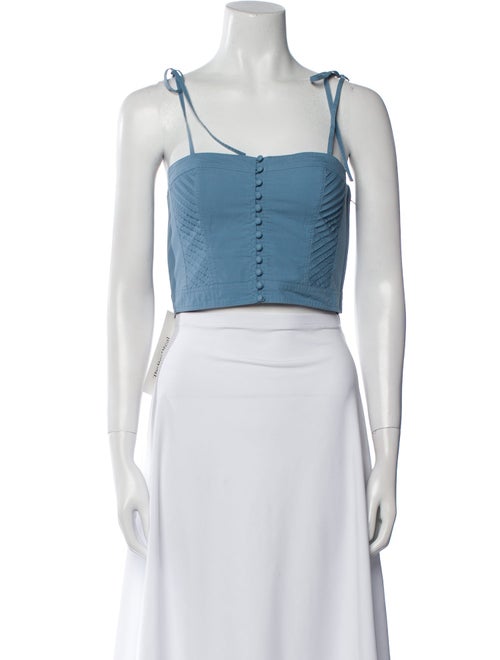 Ulla Johnson Square Neckline Sleeveless Crop Top