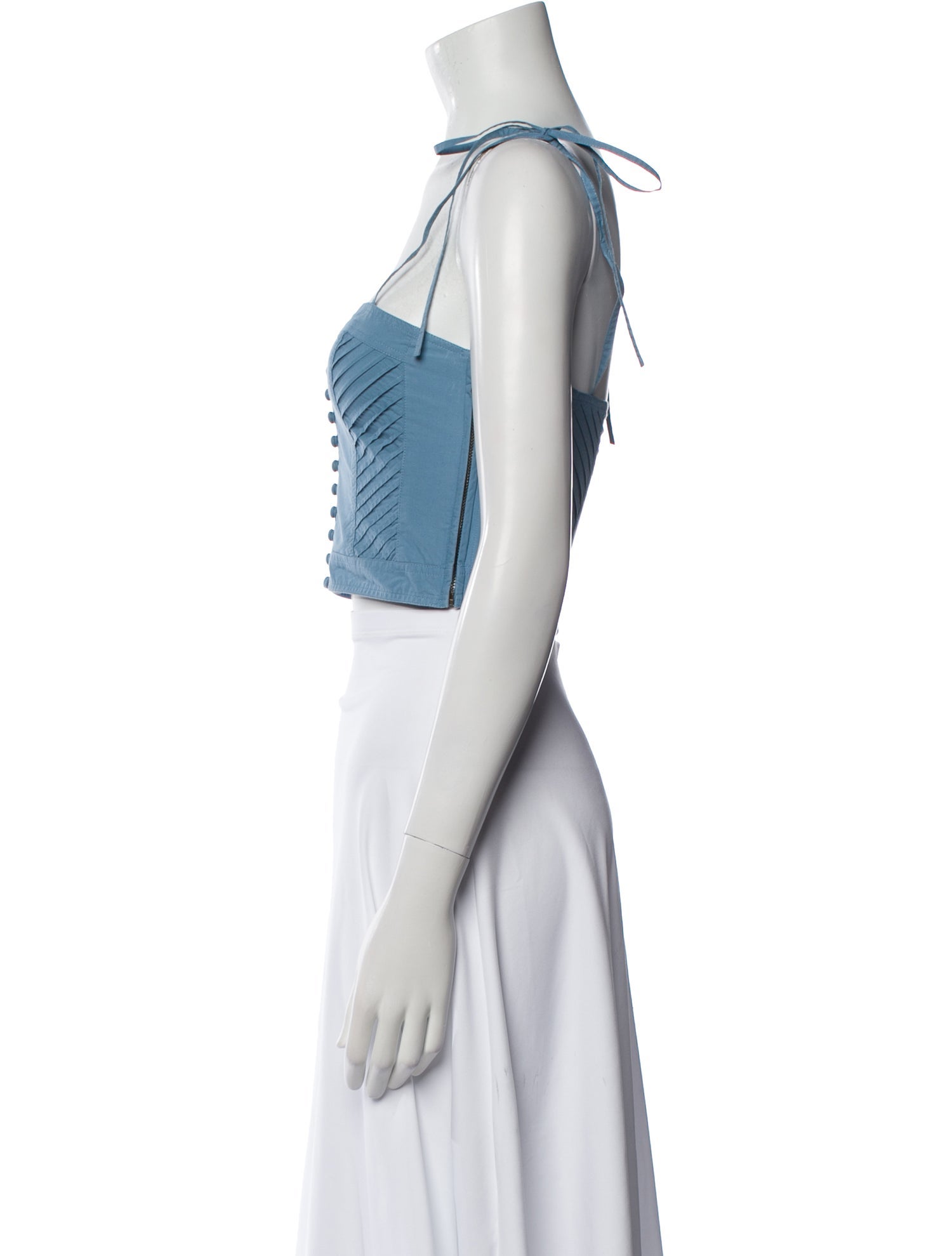 Ulla Johnson Square Neckline Sleeveless Crop Top