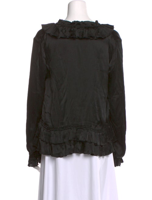 Ulla Johnson Silk V-Neck Blouse