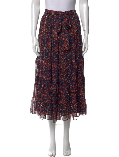 Ulla Johnson Silk Midi Length Skirt