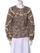 Ulla Johnson Paisley Print Crew Neck Blouse