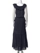 Ulla Johnson Scoop Neck Long Dress