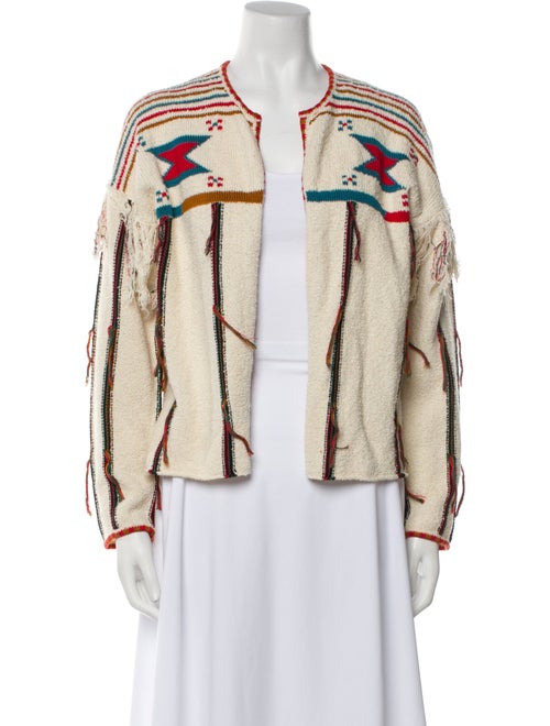 Ulla Johnson Striped Open Front Sweater